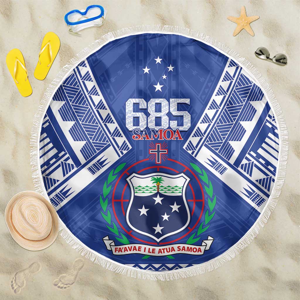 Samoa 685 Beach Blanket Samoan Pride Coat Of Arms - Polynesian Pride
