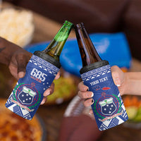 Personalised Samoa 685 4 in 1 Can Cooler Tumbler Samoan Pride Coat Of Arms - Polynesian Pride