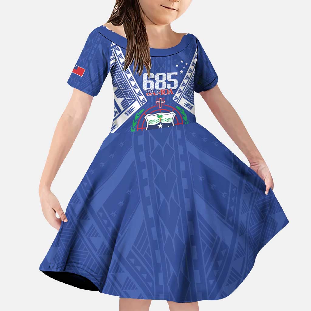 Personalised Samoa 685 Family Matching Mermaid Dress and Hawaiian Shirt Samoan Pride Coat Of Arms - Polynesian Pride
