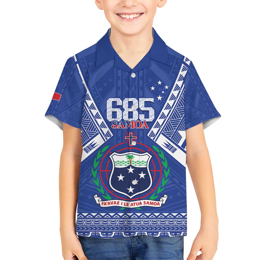 Personalised Samoa 685 Family Matching Puletasi and Hawaiian Shirt Samoan Pride Coat Of Arms - Polynesian Pride