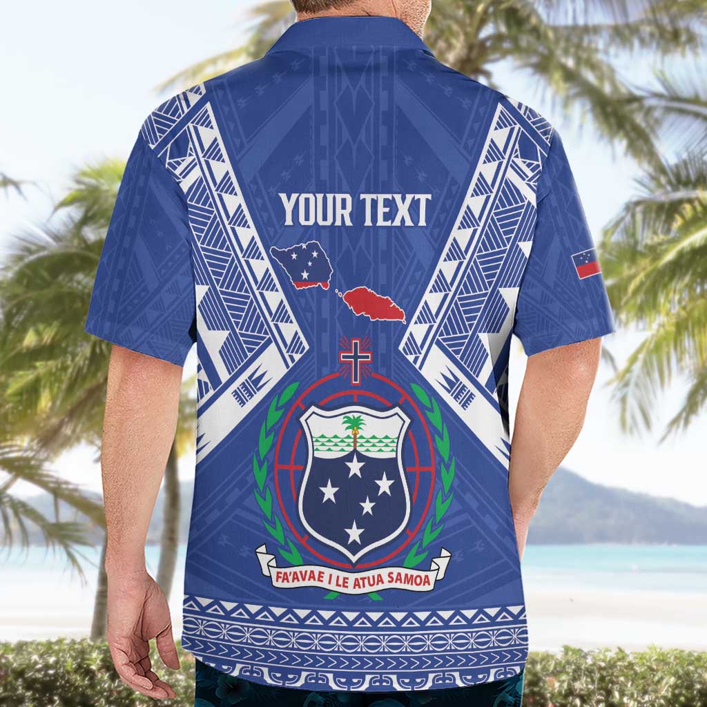 Personalised Samoa 685 Hawaiian Shirt Samoan Pride Coat Of Arms - Polynesian Pride