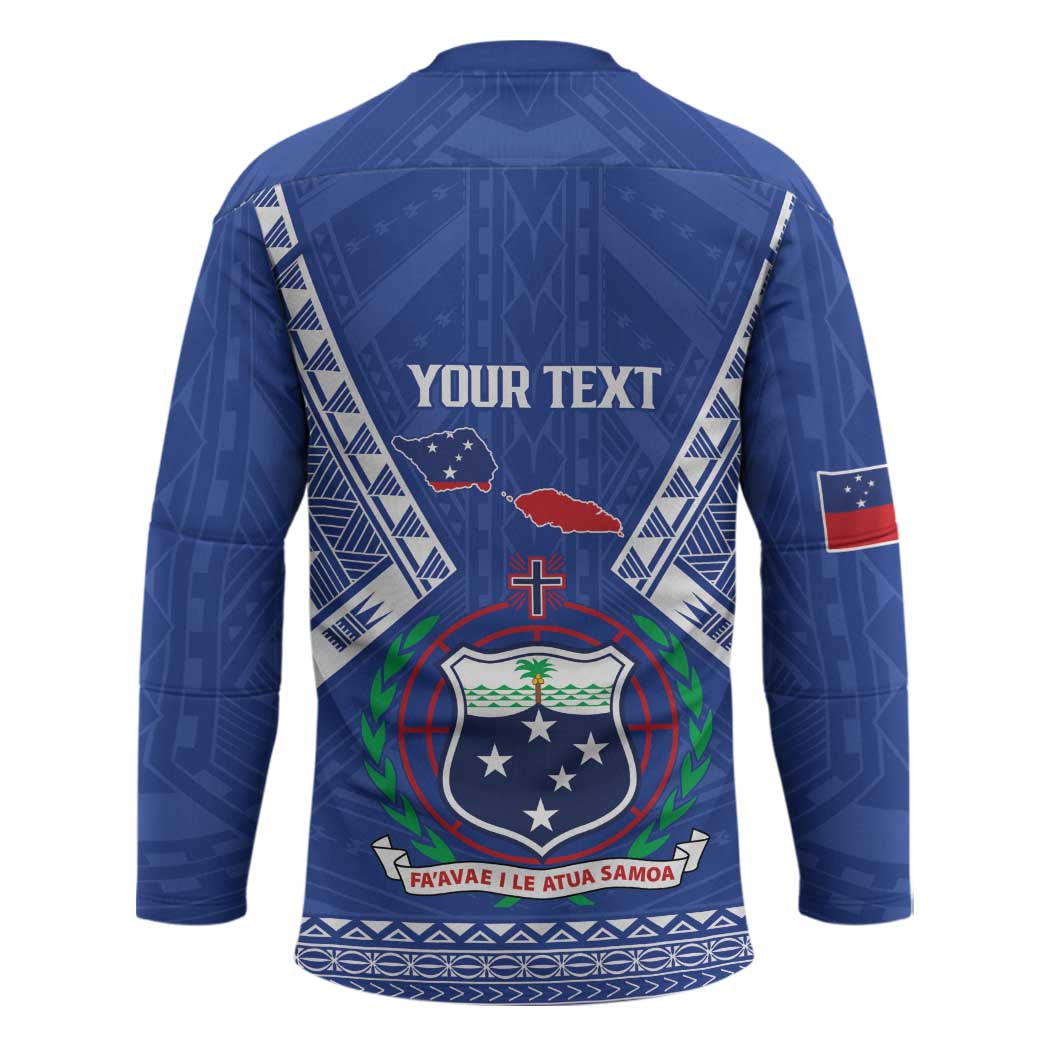 Personalised Samoa 685 Hockey Jersey Samoan Pride Coat Of Arms LT14 - Polynesian Pride