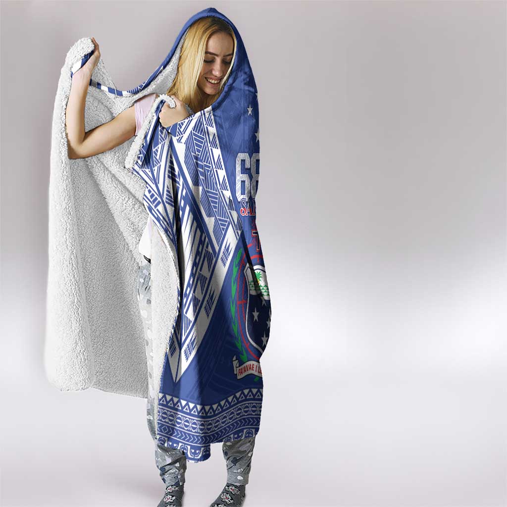 Samoa 685 Hooded Blanket Samoan Pride Coat Of Arms LT14 - Polynesian Pride