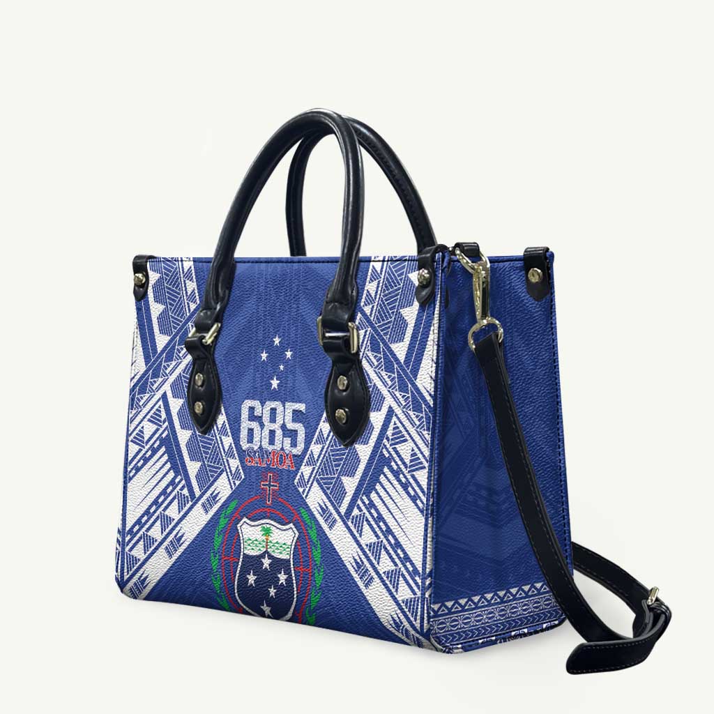 Samoa 685 Leather Bag Samoan Pride Coat Of Arms - Polynesian Pride