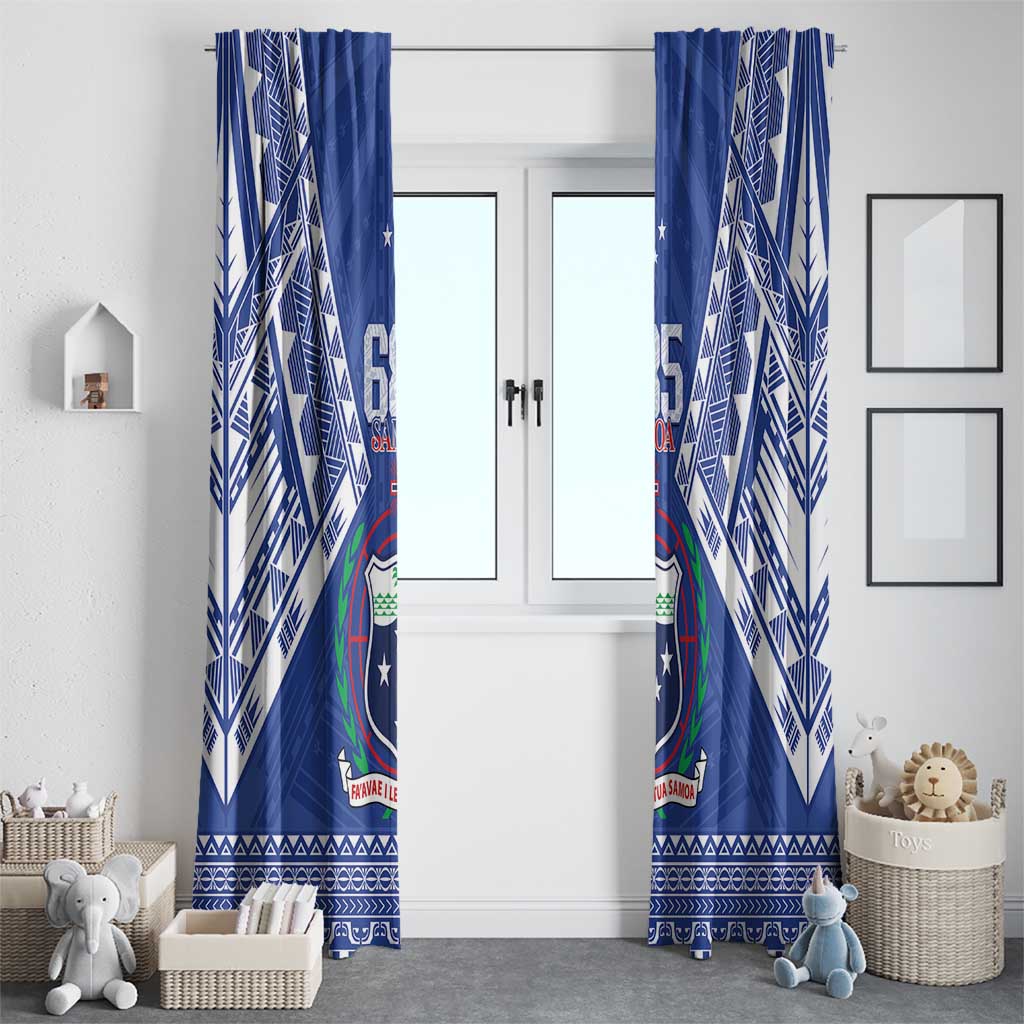 Samoa 685 Window Curtain Samoan Pride Coat Of Arms LT14 - Polynesian Pride