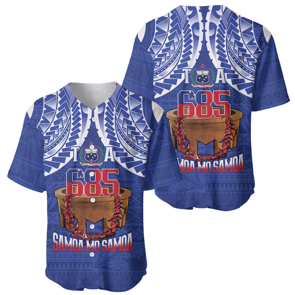 Toa Samoa Rugby Baseball Jersey 685 Pride Tanoa Ula Fala LT14 - Polynesian Pride