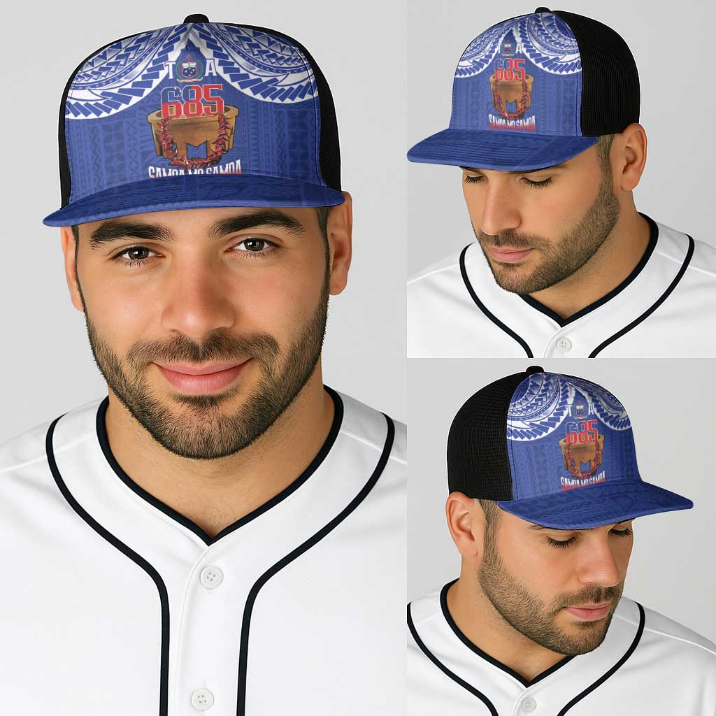 Toa Samoa Rugby Baseball Net Cap 685 Pride Tanoa Ula Fala - Polynesian Pride