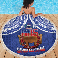 Toa Samoa Rugby Beach Blanket 685 Pride Tanoa Ula Fala LT14 - Polynesian Pride