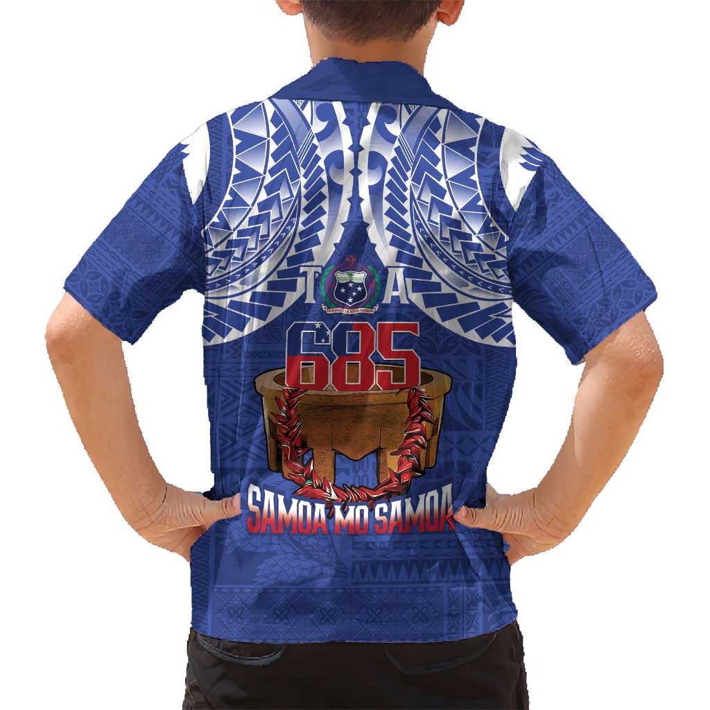 Toa Samoa Rugby Family Matching Off Shoulder Maxi Dress and Hawaiian Shirt 685 Pride Tanoa Ula Fala LT14 - Polynesian Pride