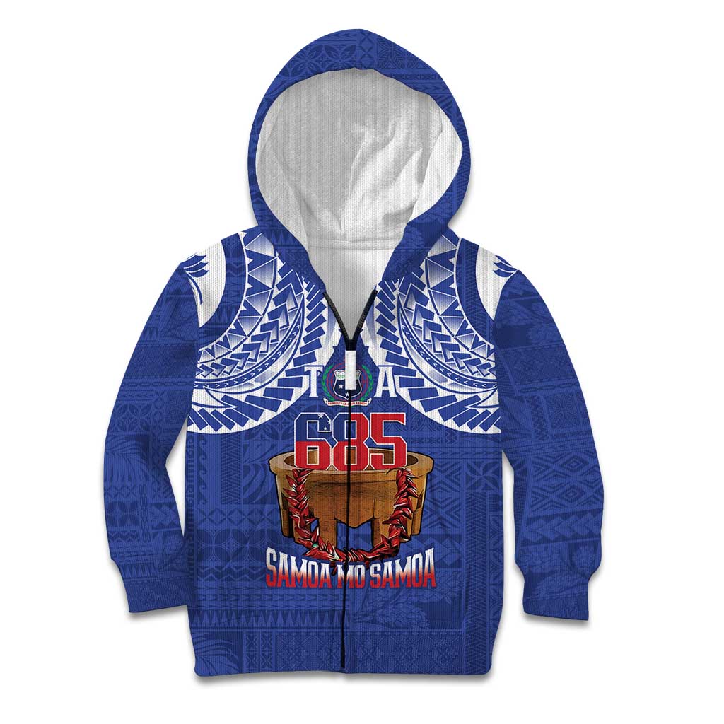 Toa Samoa Rugby Kid Hoodie 685 Pride Tanoa Ula Fala - Polynesian Pride