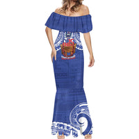 Toa Samoa Rugby Mermaid Dress 685 Pride Tanoa Ula Fala LT14 - Polynesian Pride