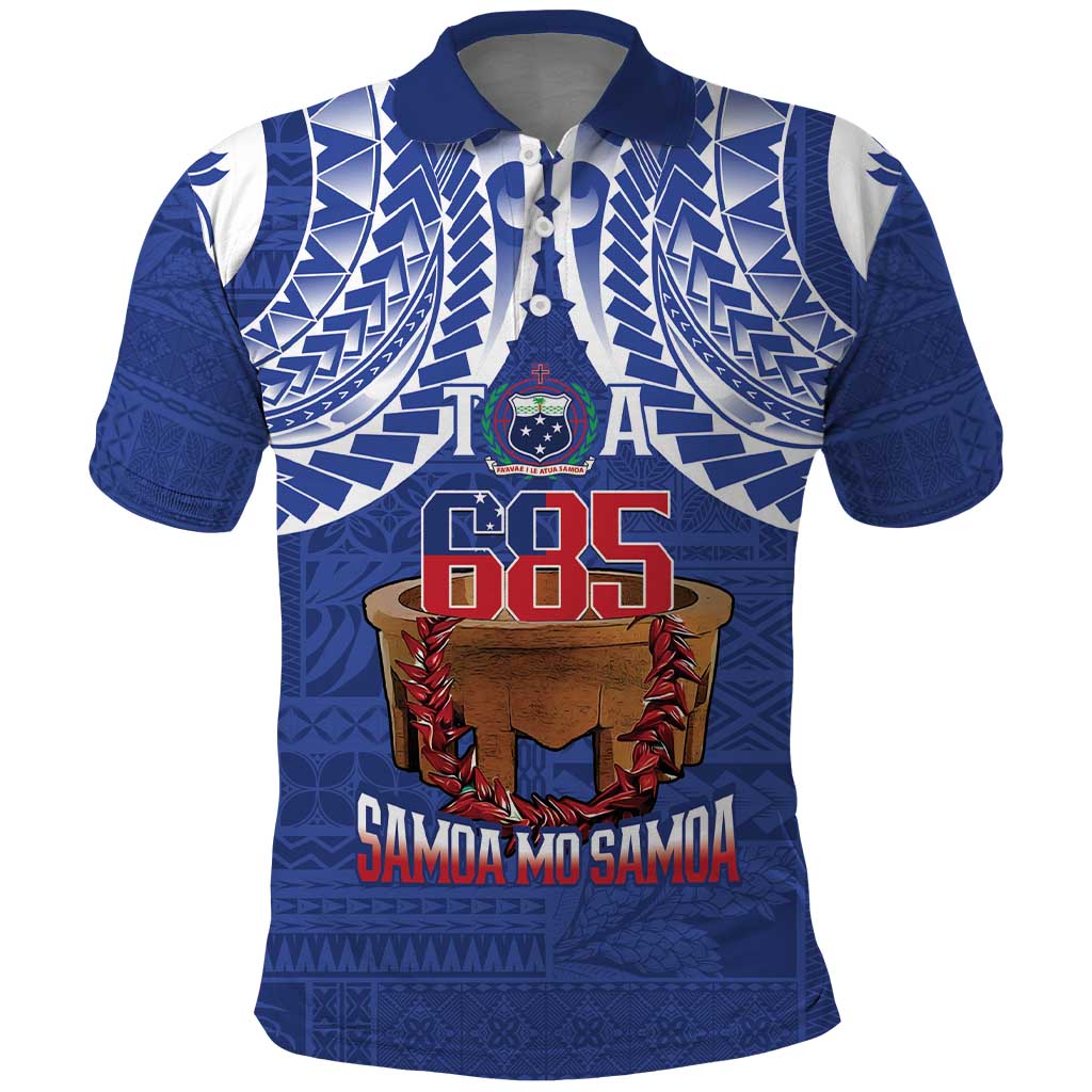Toa Samoa Rugby Polo Shirt 685 Pride Tanoa Ula Fala - Polynesian Pride