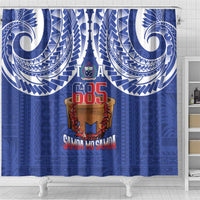 Toa Samoa Rugby Shower Curtain 685 Pride Tanoa Ula Fala LT14 - Polynesian Pride