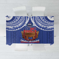 Toa Samoa Rugby Tablecloth 685 Pride Tanoa Ula Fala LT14 Blue - Polynesian Pride