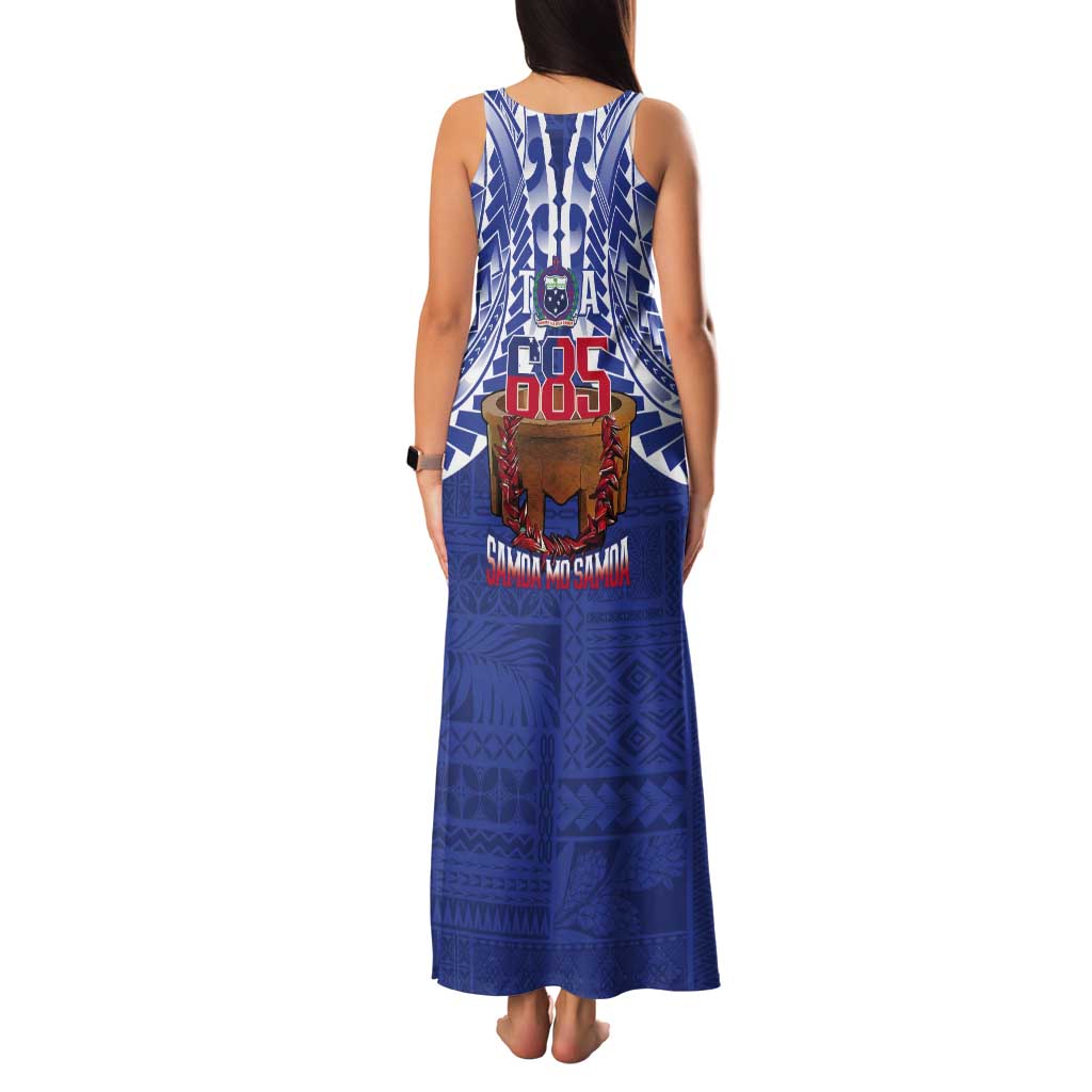 Toa Samoa Rugby Tank Maxi Dress 685 Pride Tanoa Ula Fala LT14 - Polynesian Pride