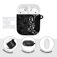 White Ribbon Day New Zealand AirPods Case Aotearoa Maori Pattern LT14 - Polynesian Pride