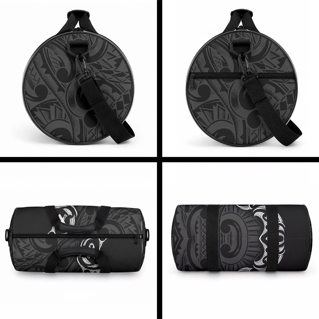 White Ribbon Day New Zealand Duffle Bag Aotearoa Maori Pattern LT14 - Polynesian Pride