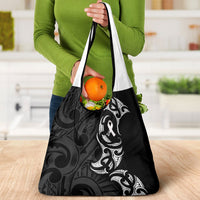 White Ribbon Day New Zealand Grocery Bag Aotearoa Maori Pattern LT14 - Polynesian Pride