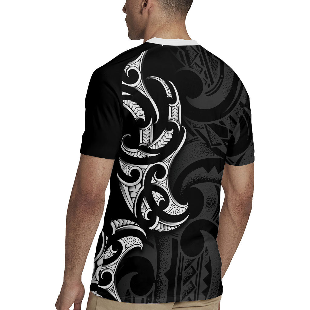 White Ribbon Day New Zealand Rugby Jersey Aotearoa Maori Pattern LT14 - Polynesian Pride