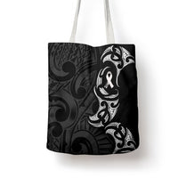 White Ribbon Day New Zealand Tote Bag Aotearoa Maori Pattern LT14 - Polynesian Pride