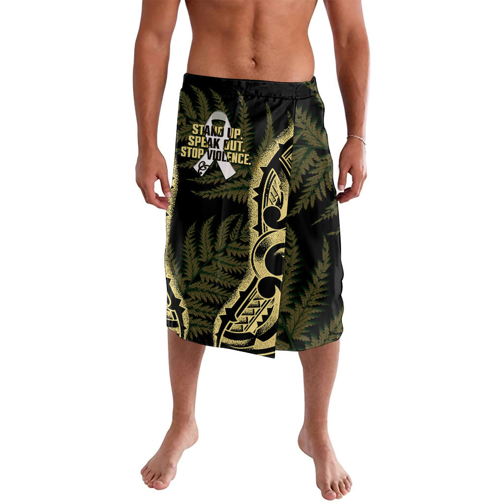 White Ribbon Day New Zealand Lavalava Respect Women Maori Pattern Yellow LT14 Yellow - Polynesian Pride