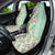 Menthol Green Aloha Hawaii Tiki Car Seat Cover Tropical Plumeria - Seamless Style