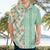 Menthol Green Aloha Hawaii Tiki Hawaiian Shirt Tropical Plumeria - Seamless Style