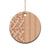 Orange Chiffon Aloha Hawaii Tiki Ceramic Ornament Tropical Plumeria - Seamless Style