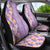 Lush Lilac Aloha Hawaii Tiki Car Seat Cover Tropical Plumeria - Seamless Style