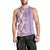 Lush Lilac Aloha Hawaii Tiki Men Tank Top Tropical Plumeria - Seamless Style