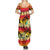 Tropical Islands Sunset Hawaii Summer Maxi Dress Go Surfing With Hula Girl - Summer Vibes