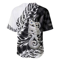 Aotearoa Manaia NZ Maori Silver Fern Baseball Jersey LT14 - Polynesian Pride