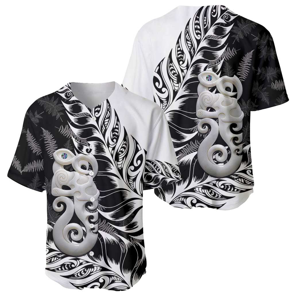 Aotearoa Manaia NZ Maori Silver Fern Baseball Jersey LT14 - Polynesian Pride