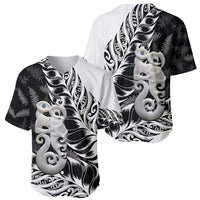 Aotearoa Manaia NZ Maori Silver Fern Baseball Jersey LT14 - Polynesian Pride
