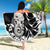 Aotearoa Manaia NZ Maori Silver Fern Beach Blanket