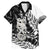 Aotearoa Manaia NZ Maori Silver Fern Family Matching Mermaid Dress and Hawaiian Shirt