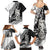 Aotearoa Manaia NZ Maori Silver Fern Family Matching Summer Maxi Dress and Hawaiian Shirt