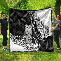 Aotearoa Manaia NZ Maori Silver Fern Quilt LT14 - Polynesian Pride