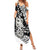 Aotearoa Manaia NZ Maori Silver Fern Summer Maxi Dress