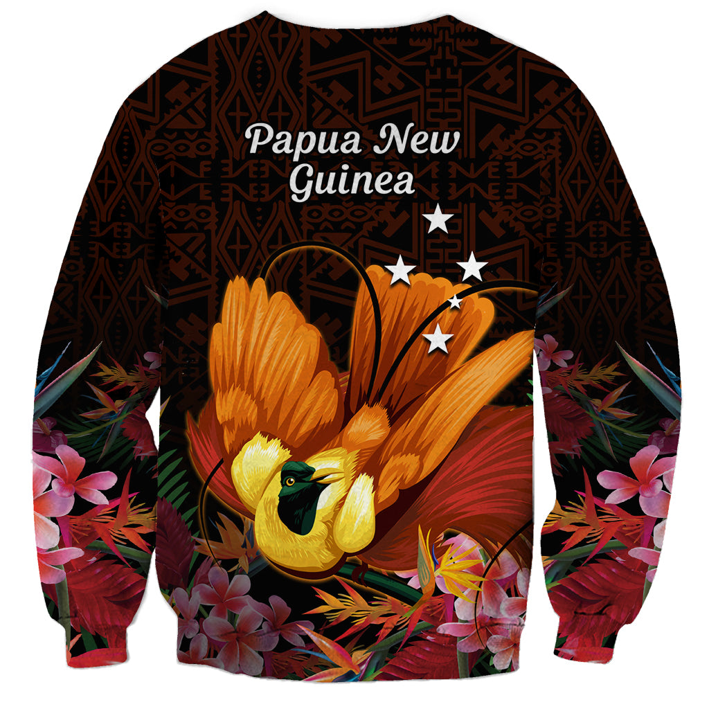Gude Hi Hai Papua New Guinea Sweatshirt Motuan PNG Raggiana Bird of Paradise Tropical Vibes LT14 - Polynesian Pride