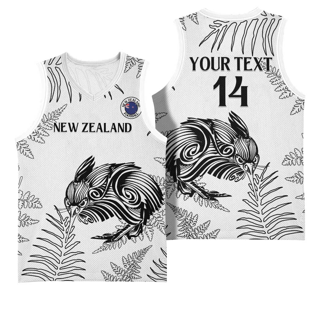 Custom New Zealand Kiwi Football Basketball Jersey Aotearoa Silver Fern LT14 - Polynesian Pride