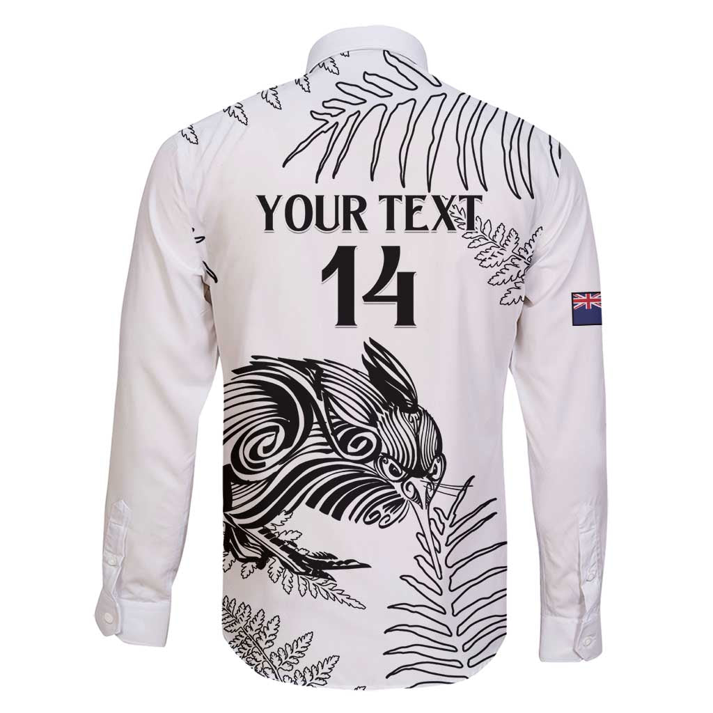 Custom New Zealand Kiwi Football Family Matching Summer Maxi Dress and Hawaiian Shirt Aotearoa Silver Fern LT14 - Polynesian Pride