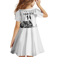 Custom New Zealand Kiwi Football Family Matching Tank Maxi Dress and Hawaiian Shirt Aotearoa Silver Fern LT14 - Polynesian Pride