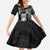 Hawaii Ku God Family Matching Off The Shoulder Long Sleeve Dress and Hawaiian Shirt Kakau Mix Polynesian Tattoo
