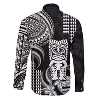 Hawaii Ku God Family Matching Tank Maxi Dress and Hawaiian Shirt Kakau Mix Polynesian Tattoo