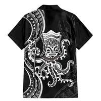 Black Hawaii Kanaloa God Family Matching Mermaid Dress and Hawaiian Shirt Hawaiian Octopus LT14 - Polynesian Pride