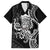 Black Hawaii Kanaloa God Family Matching Off The Shoulder Long Sleeve Dress and Hawaiian Shirt Hawaiian Octopus