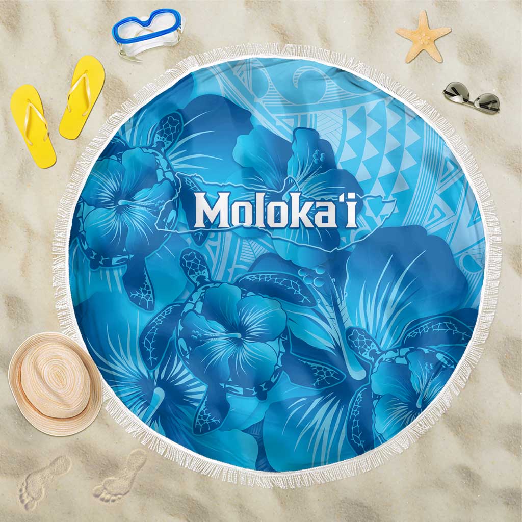 Aloha Hawaii Molokai Island Beach Blanket Hibiscus Tribal Honu Hawaiian Tattoo