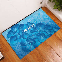 Aloha Hawaii Molokai Island Rubber Doormat Hibiscus Tribal Honu Hawaiian Tattoo