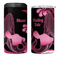 Aloha Hawaii Maui 4 in 1 Can Cooler Tumbler Valley Isle Humpback Whale Black